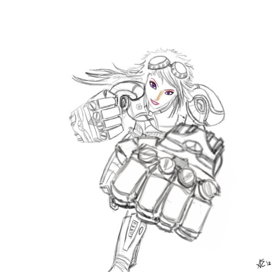 894x894 Lol ~ Vi Sketch By Temenuria