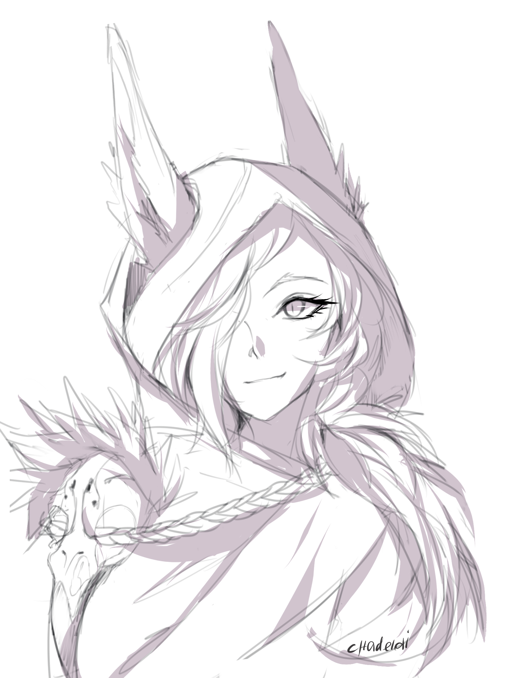 1737x2287 Xayah Portrait Lol Wallpapers
