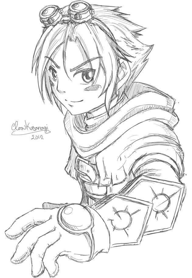 631x912 Ezreal Lol Sketch By Clowkusanagi On Lineart League