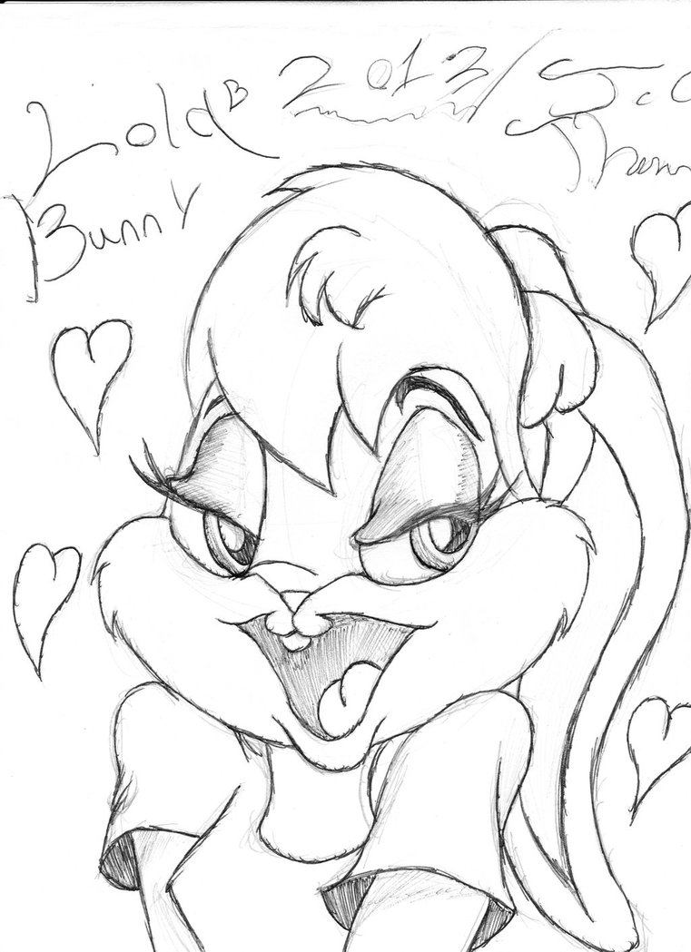 Lola Bunny Face Drawing ~ Lola Bunny Baby Better Pic Drawings ...