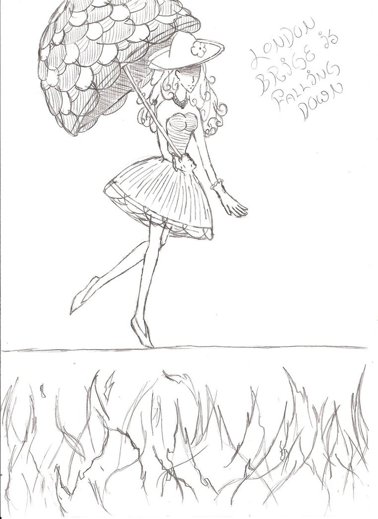 762x1048 London Bridge Is Falling Down By Gegeru