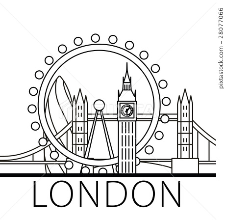 459x450 London City Skyline