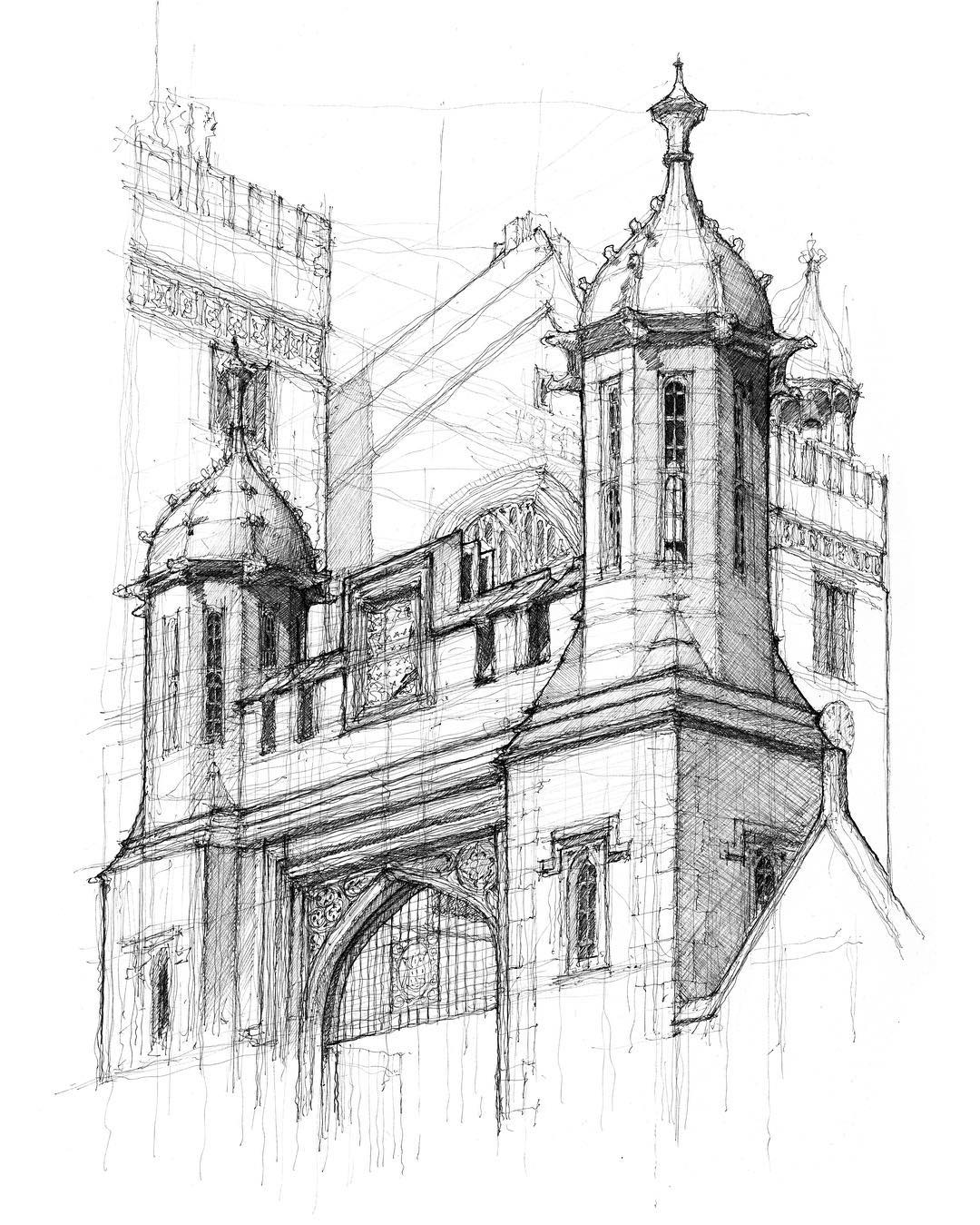 1080x1349 Main Gate Of Lincoln's Inn, With Great Hall In