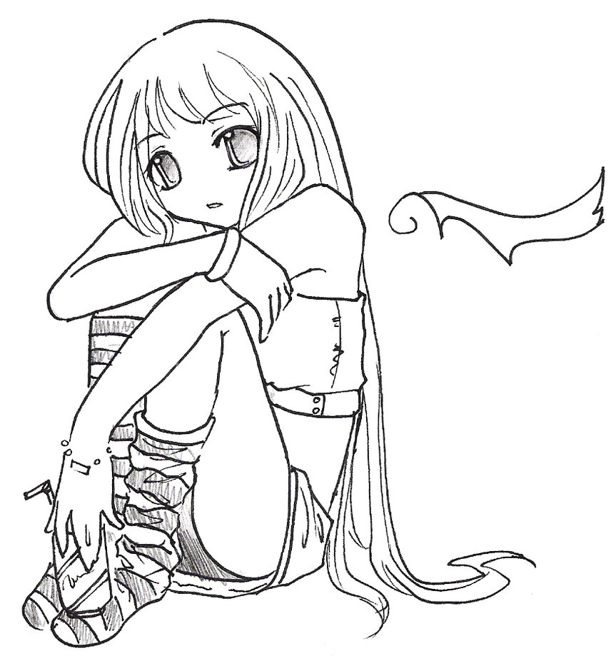 863x926 Lonely Me Sketch By Bunnify