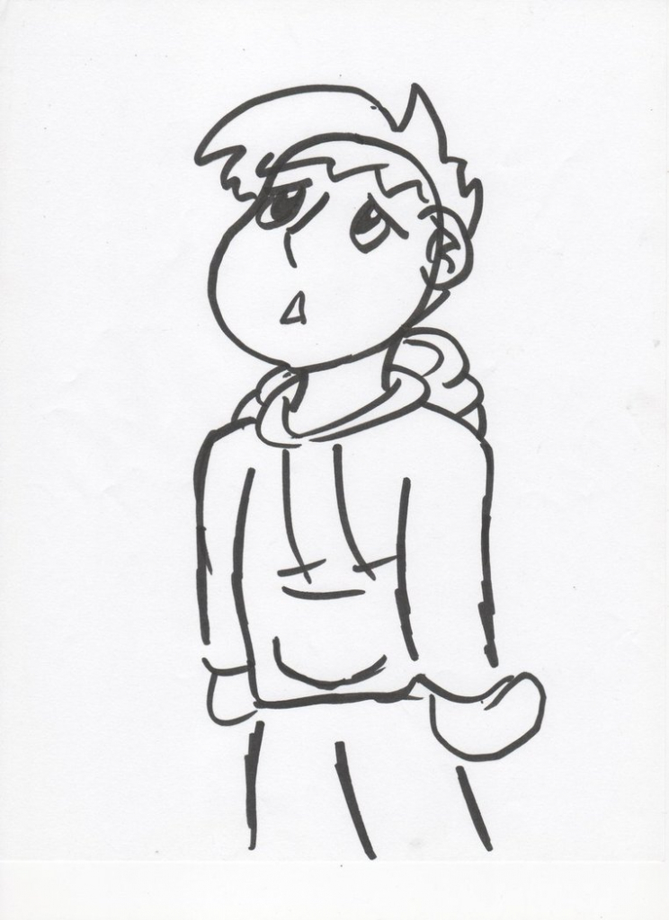744x1024 Sketch Drawing Of A Sad Boy Sad Lonely Boy Drawing Drawing