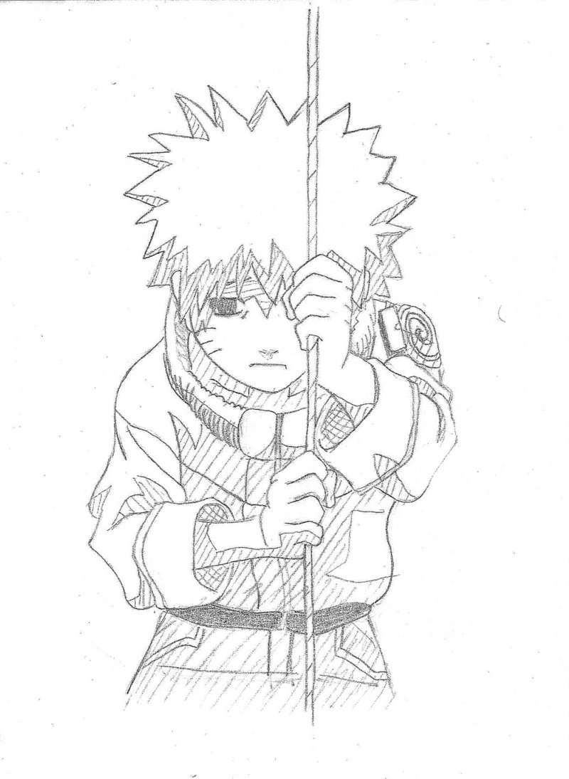 800x1095 Lonely Naruto By Anett Zm