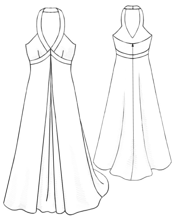 613x765 Long Dress
