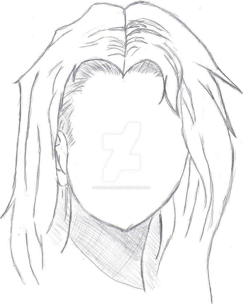 799x1000 How To Draw Long Hair By Rocketman732