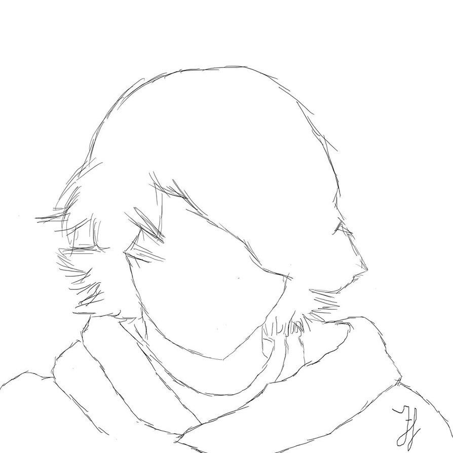 894x894 Boy With Long Hair By Fireflashing