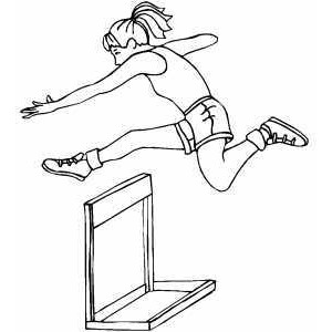 300x300 Track And Field Coloring Pages