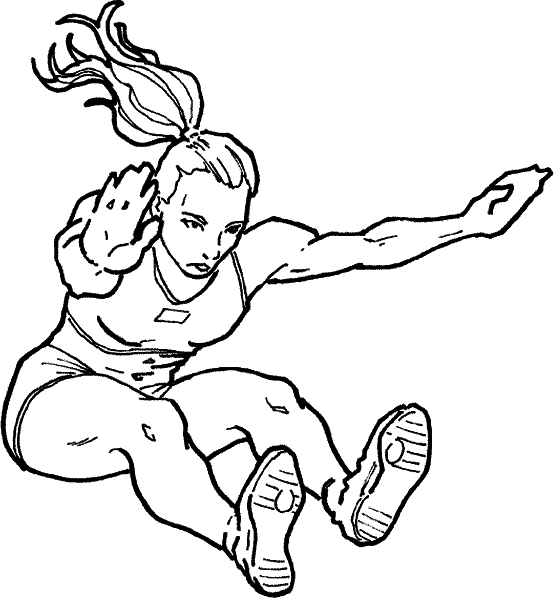 554x599 Check It Out! Sports Drawings, Olympics And Woman