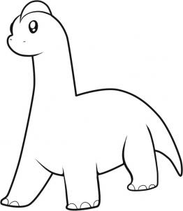 262x302 How To Draw How To Draw A Dinosaur For Kids