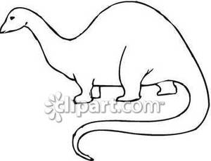 300x229 Outline Of A Brachiosaurus