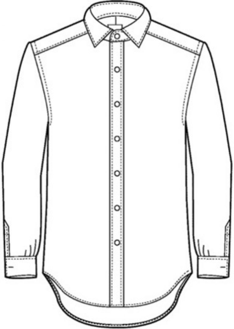 768x1080 Technical Drawing Shirt