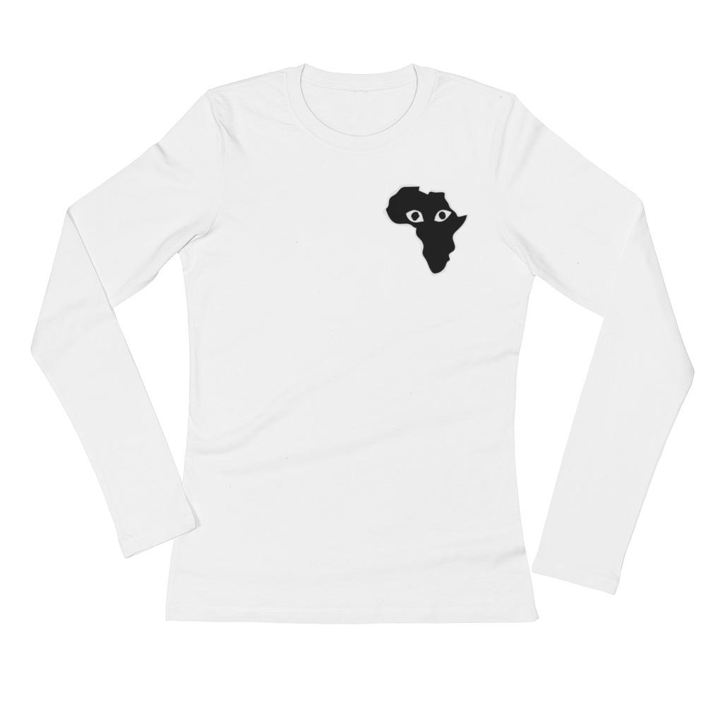 1000x1000 African Eyes Ladies' Long Sleeve T Shirt Staywoke Collection