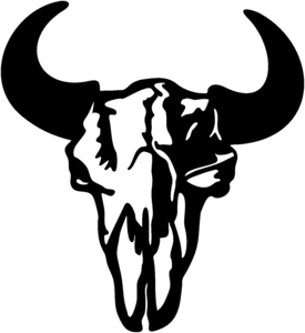 275x300 Cow Skull Decal St 4 Vinyl Truck Window 6