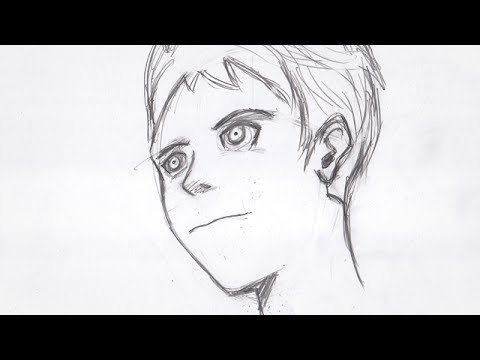 480x360 How To Draw A Head Looking Up (34 View)