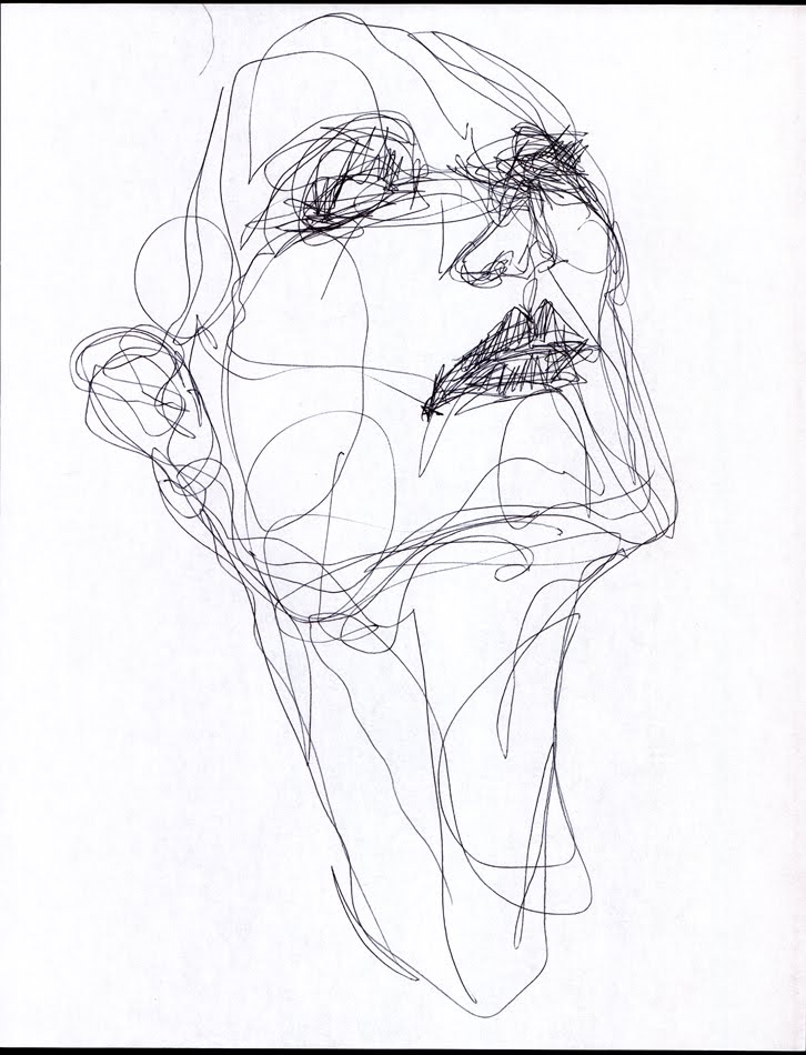 726x950 Drawing Of A Woman Looking Up