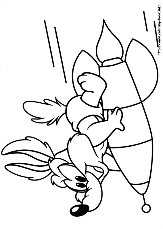 567x794 Looney Tunes Coloring Picture