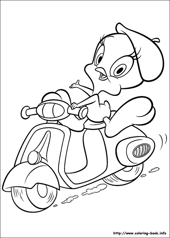 567x794 Looney Tunes Coloring Pages On Coloring