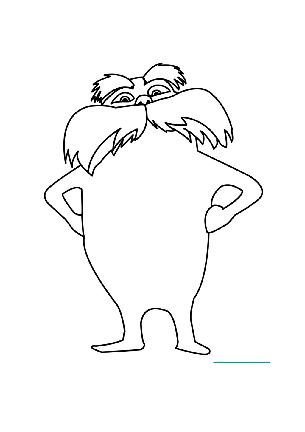 1024x1449 Lorax Coloring Pages School