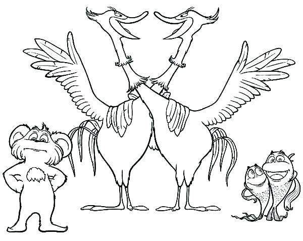 600x477 Lorax Coloring Page