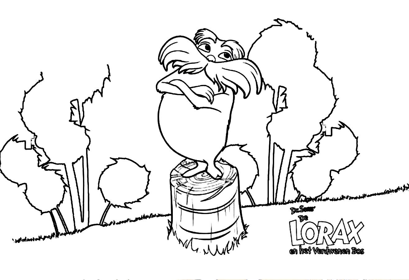 1316x900 Best Lorax Dr Seuss Coloring Pages Free 2038 Printable