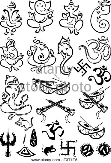 370x540 Ganpati Black And White Stock Photos Amp Images