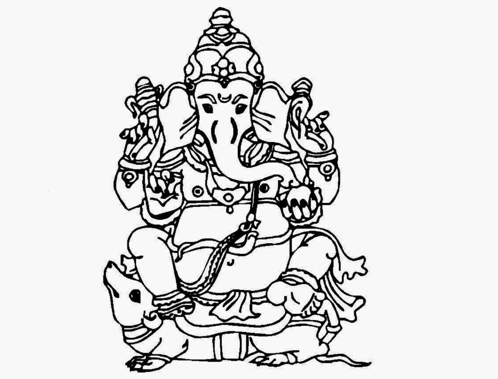 Lord Ganesh Drawing at GetDrawings | Free download