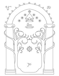 236x303 Cross Stitch Pattern The Hobbit Movie Diy Modern Needlepoint Chart