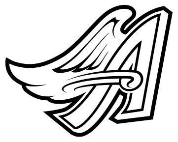 361x289 Los Angeles Angels Logo Decal