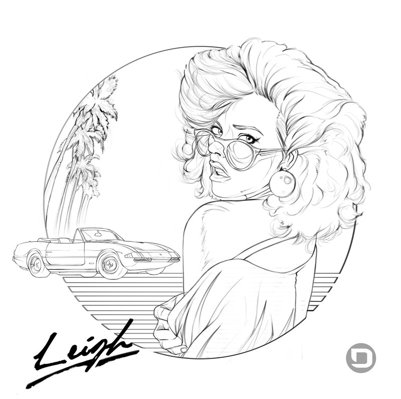 800x797 New Retro Summer Of Los Angeles 1984 Illustration By Dannykojima