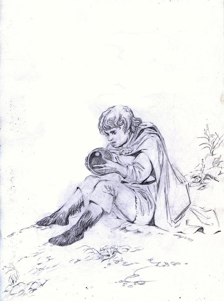 772x1035 Lotr In The Palantir By Unita N