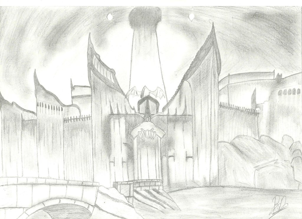 1024x745 Minas Morgul Lotr By Manoartist1996