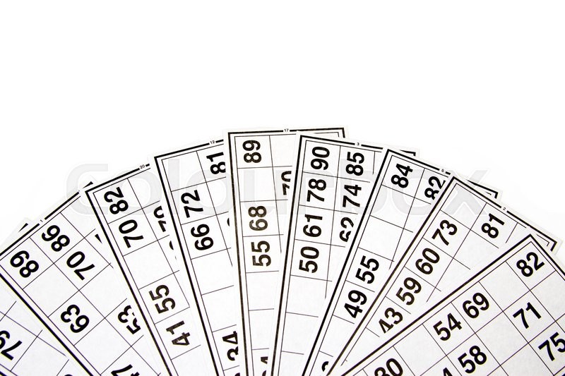 800x533 Wooden Kegs And Cards For Lotto Or Bingo Game On White Background