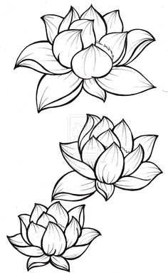 236x387 How To Draw Lotus Flower Step By Step Drawing Henna