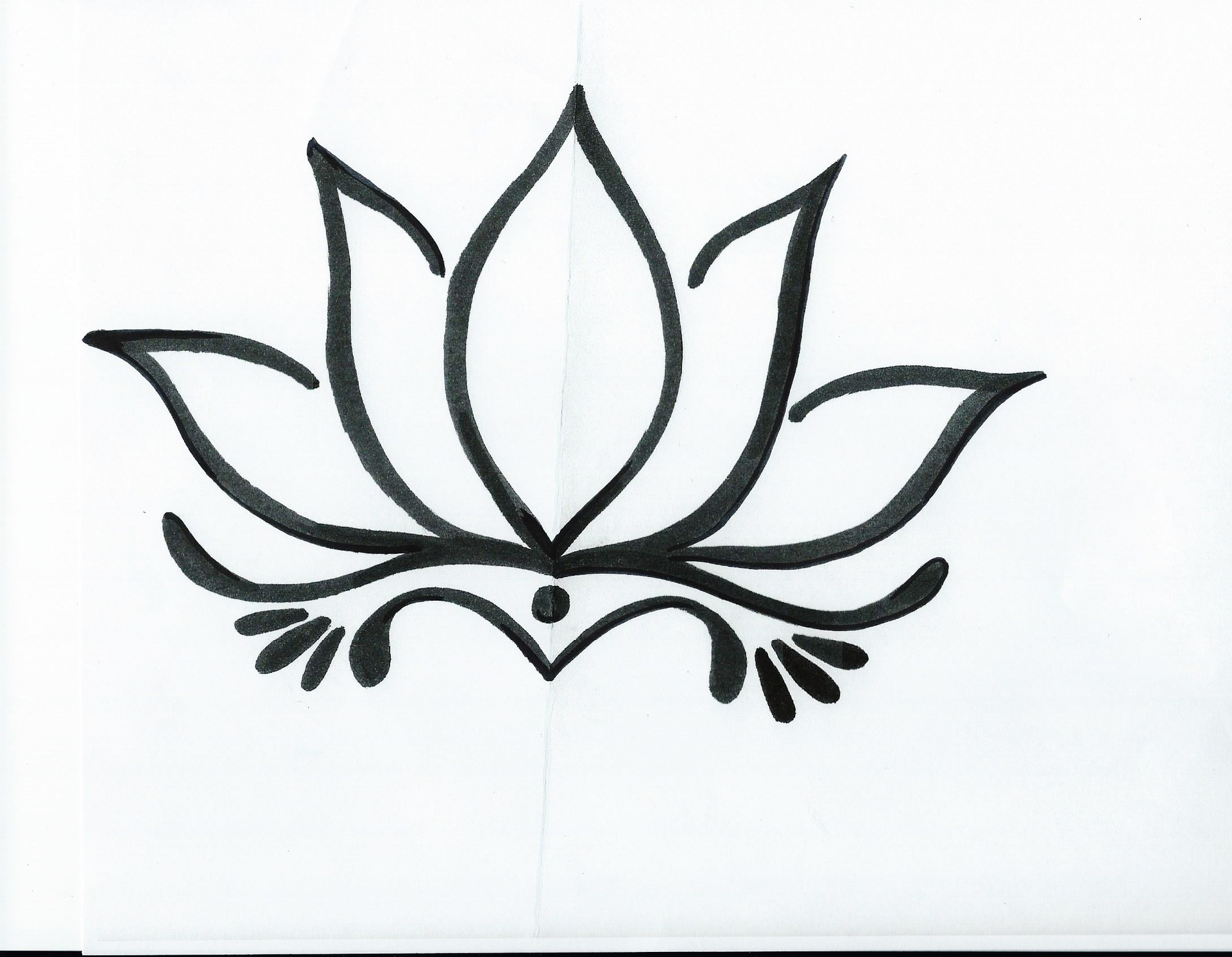 1920x1491 Simple Lotus Flower Drawing Ideas About Lotus Flower