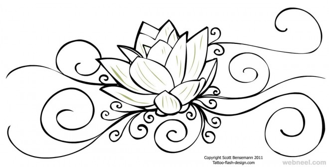 660x335 Flower Drawing Lotus 25