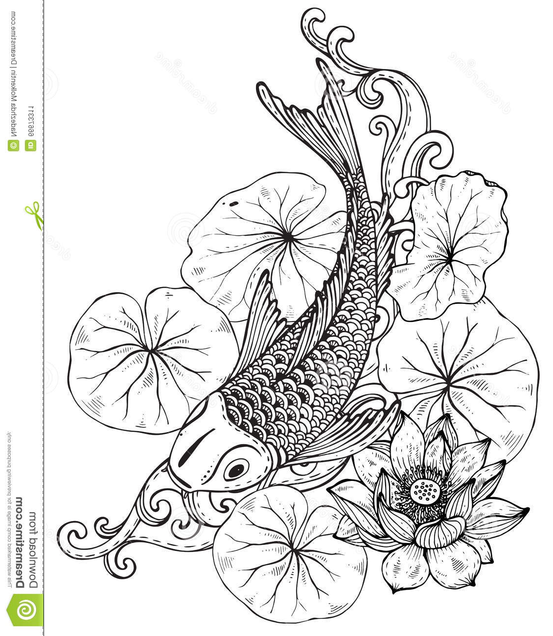 1130x1300 Drawing Of Lotus Flower With Leaf How To Draw A Lotus Flower 7