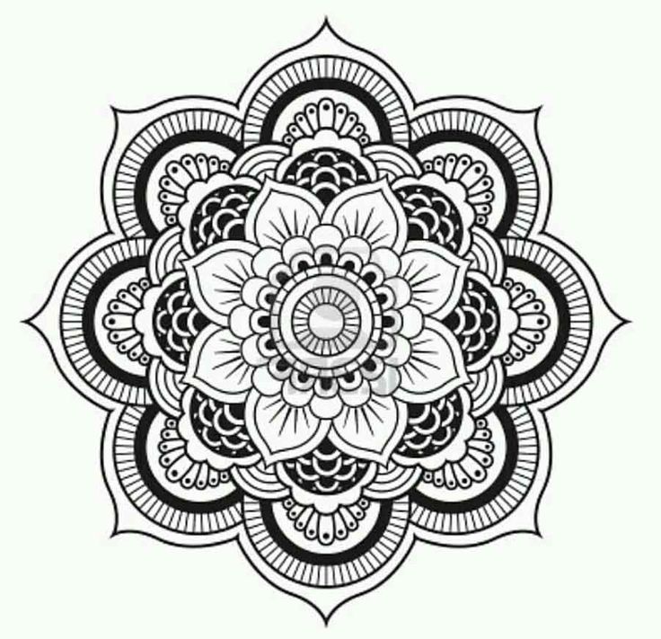 736x711 Ideas Of Printable Lotus Flower Drawing Mandala With Download