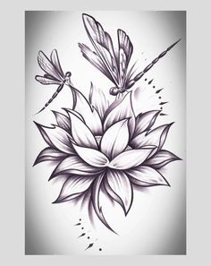 236x297 Drawn Lotus Pretty Flower