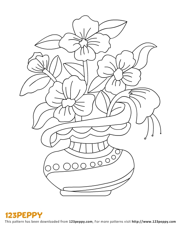 613x800 Flower Drawing Archives