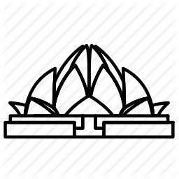 256x256 India, Landmark, Lotus, Temple, Travel, Wonder Icon Icon Search