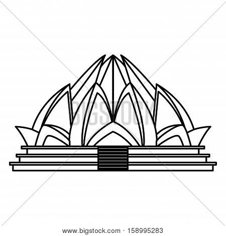 450x470 Lotus Temple Architecture Icon Vector Amp Photo Bigstock