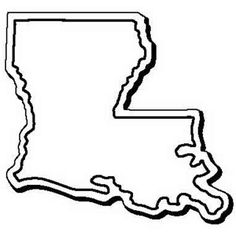 236x236 Louisiana Pattern. Use The Printable Outline For Crafts, Creating