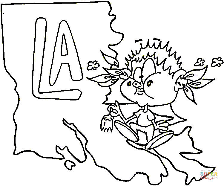 750x622 Flag Of Louisiana Coloring Page Free Printable Coloring Pages