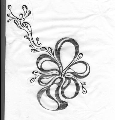 384x400 My First Draw Of Flower