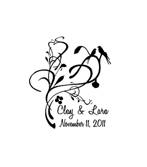 478x542 Wedding Love Birds Drawing