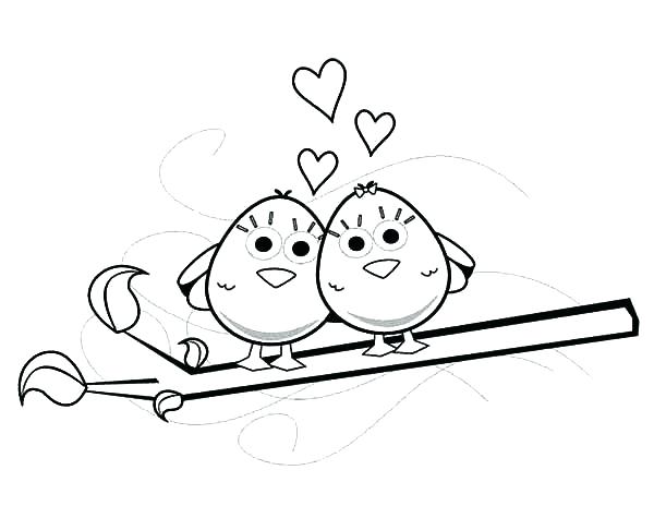 600x464 Trend Love Bird Coloring Pages Kids Birds Outstanding Angry Page