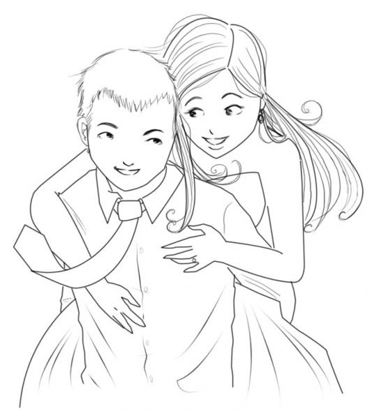 536x590 Love Drawing Coloring ~ Child Coloring
